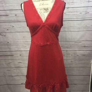 S39-Miami large red dress nwt‎